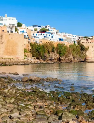 The Kasbah of the Udayas fortress in Rabat in Morocco.