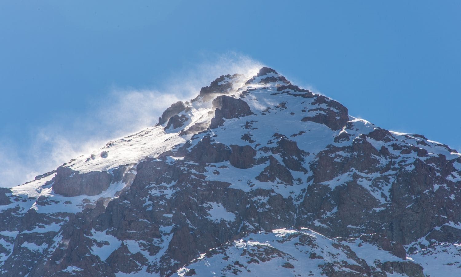 Mount Toubkal, highest peak in North Africa
