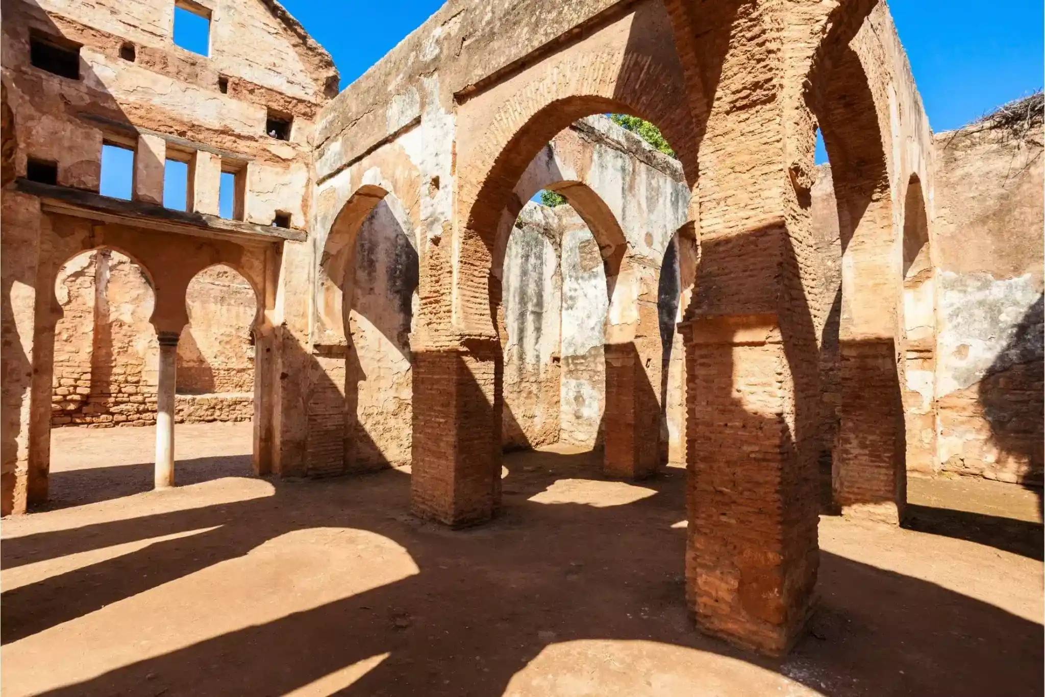 Ruins of Necropolis Chellah in Rabat
